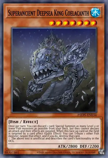 Edison Rulings for Superancient Deepsea King Coelacanth
